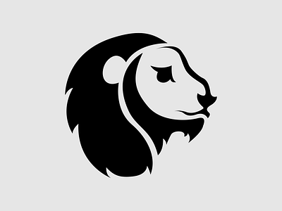 Lion head logo