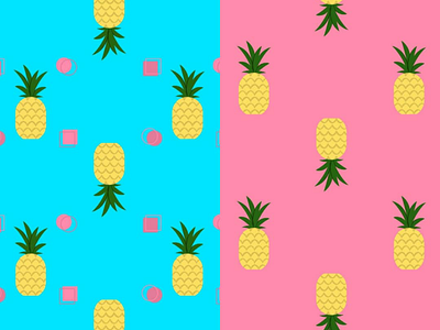 Pineapple dreams! aesthetic art flat free wallpaper fruit graphic design illustration pattern pattern design pineapple seamless pattern vector