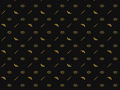 Obey the Golden Rule - Seamless Pattern dark grey gold pattern seamless pattern weapons