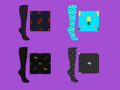 Sock Design Contest Entries contest design graphic design pattern pattern design socks