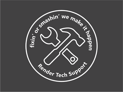 Tech Support Badge badge illustration tech support