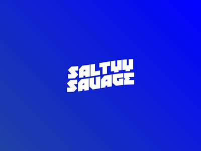 Saltyy Savage Ident branding design identity logo logotype