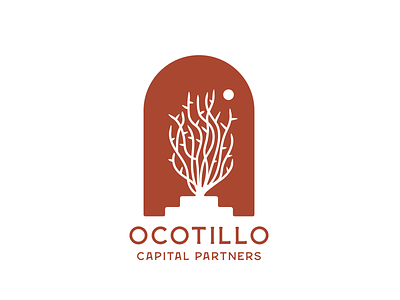 Ocotillo Capital Partners branding desert logo ocotillo