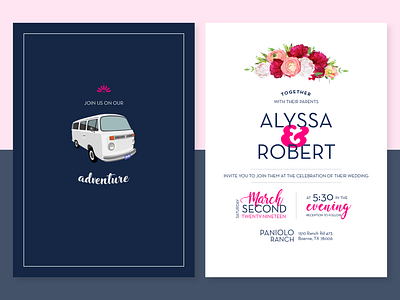 Kombi Wedding Invite