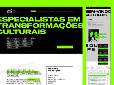 Consumoteca Group design homepage interface interface design layout redesign ui ui ux ui design ux web webdesign