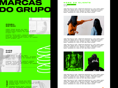 Consumoteca Group design homepage interface interface design layout redesign ui ui ux ux ux ui web webdesign