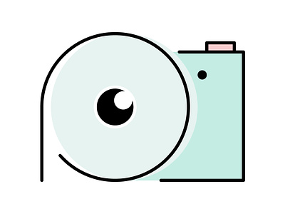 Camera app design icon ui vector