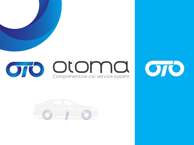otoma / car service 3d all animation blue branding car carservice color design draw graphic design idea identity illustration logo logologo logotype motion graphics trend ui