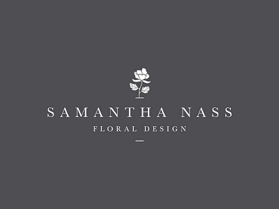 Samantha Nass Floral Design - branding