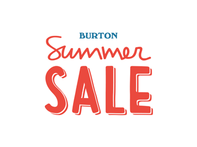 Burton Snowboards Summer Sale