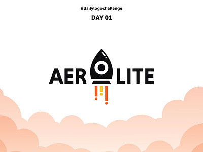 Day 01:  Aerolite - Rocket Logo