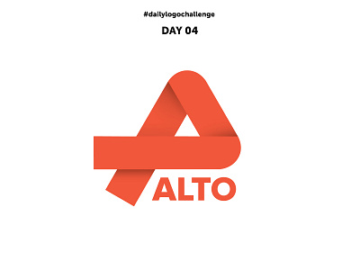 Day 04: Alto - Letter Logo a alto dailylogo dailylogochallenge day04 design letter logo