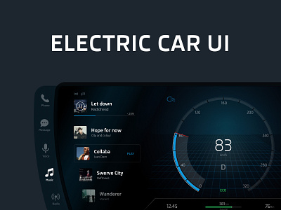 Electric Car UI