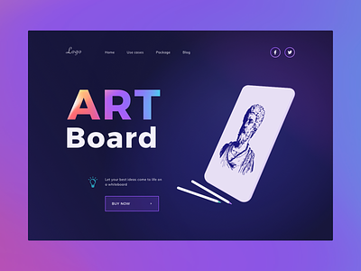 Art Board concept art artboard board design graphic design landing website