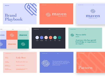 Maven Brand Guideline brand guide branding design guidelines identity logo