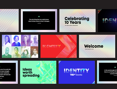 TEDxToronto 2018 Identity branding design identity logo tedx