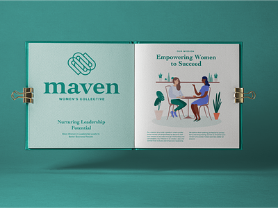 Maven Branding Book book booklet branding design logo