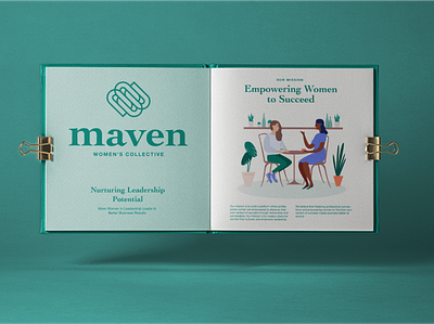 Maven Branding Book book booklet branding design logo