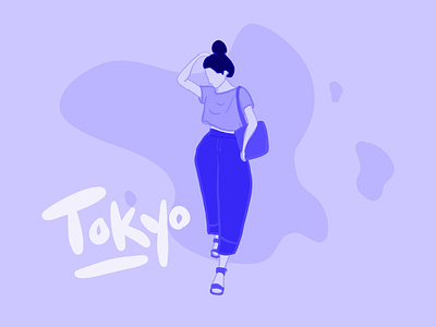 Tokyo Style character digital illustration illustration procreate app procreate art