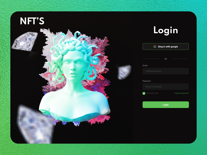 crypto nft login