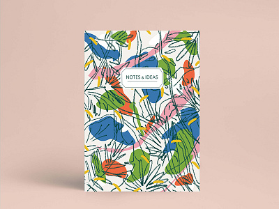 Notebook design graphic illustration notebook notes packaging stationery