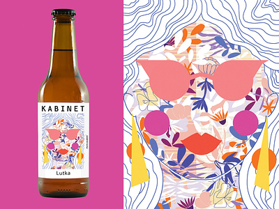 Label illustration for Kabinet's Brewery new beer