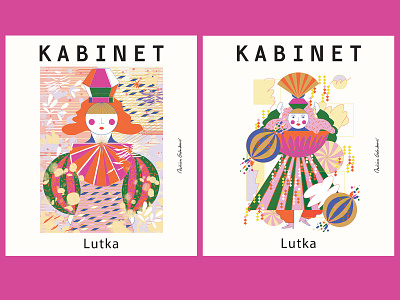 Proposals for Kabinet Brewery's new beer label art beer beer label beer label design beer label illustration brewery bright colors carnival colorful craft beer design details doll female female illustrator graphicdesign illustration kabinet label design milica golubovic pattern