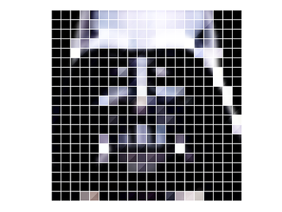 Pixelated Vader big dark darth jedi pixel pixelated pixels side star vader wars
