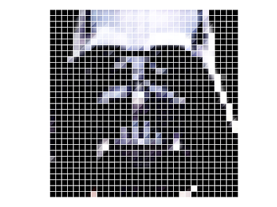 Detailed Pixelated Vader big dark darth jedi pixel pixelated pixels side star vader wars