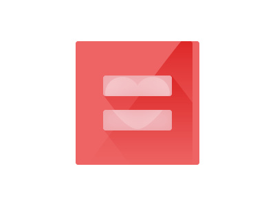 Marriage Equality Patch V2 equality flat fold heart icon just logo love marriage married paper patch style