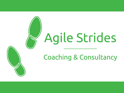 Agile Strides agile coaching consultancy identity design strides