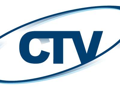 CTV! ctv lettering logo minimalistic modern