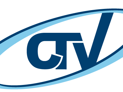 CTV final ctv dynamic lettering logo minimalistic modern