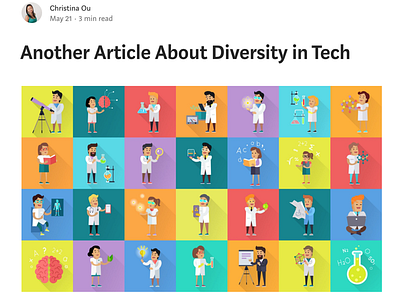 Stem Article By Christina Ou Thumbnail diversity education stem tech women in tech