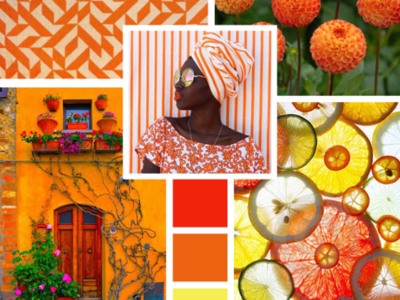 Citrus Burst Moodboard