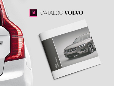 Catalog VOLVO adobe indesign adobe photoshop booklet brochure car catalog design layout magazine template volvo