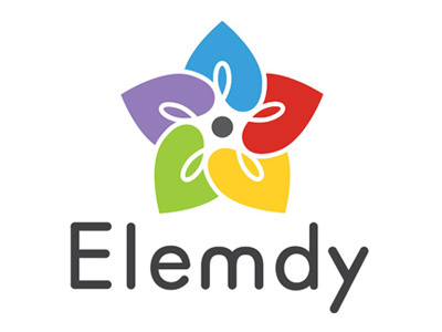 Corporate identity: Elemdy communication corporate design graphic logo