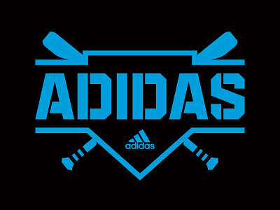 Stenciled Plate adidas apparel apparel design baseball bat design graphics plate shirts sports sports design