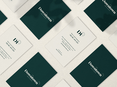 Downtown Rebranding brand brand design brand experience brand identity brand strategy branding branding concept bussines card creative thinking design green hostel logo logotype typography