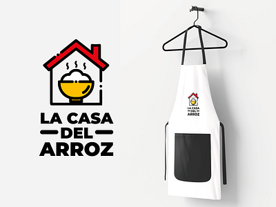 La Casa del Arroz branding illustration illustrator logo vector