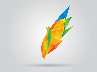 Polygons vector 01 branding corn dribbble icon illustration illustrator logo polygons style ui