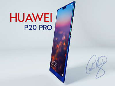 Phone Huawei p20 pro C4D