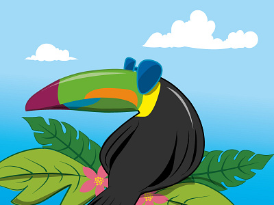 Toucan tropical style