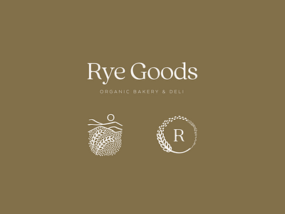 Rye Goods Organic Bakery Logo Suite bakerylogo branding and identity branding design foodlogo logos logosuite