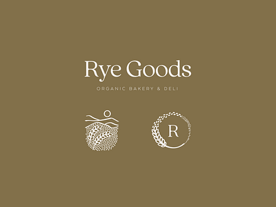 Rye Goods Organic Bakery Logo Suite