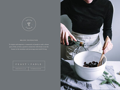 Feast and Fable Branding branding branding and identity branding identity design foodblog foodlogo gathering kinfolk logo logodesign logosuite logotype