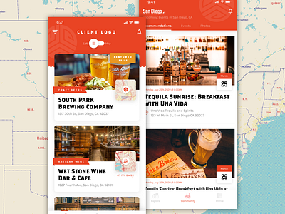 Events and Community App for Beer Fans mobile