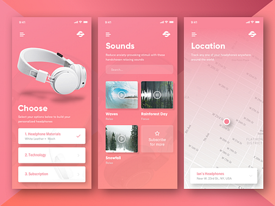 Custom Headphone Builder App app headphones ios location play sounds