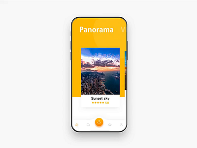 360 panorama app design social details ue ui ux