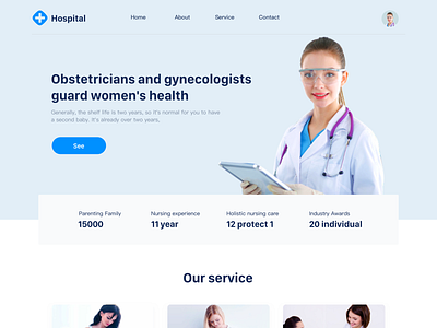 Child care hospital child care hospital ue ui ux 设计